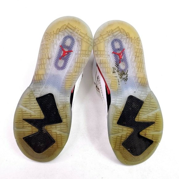Air Jordan Mars 270 Mens 7.5 Shoes White Fire Red - Picture 3 of 12